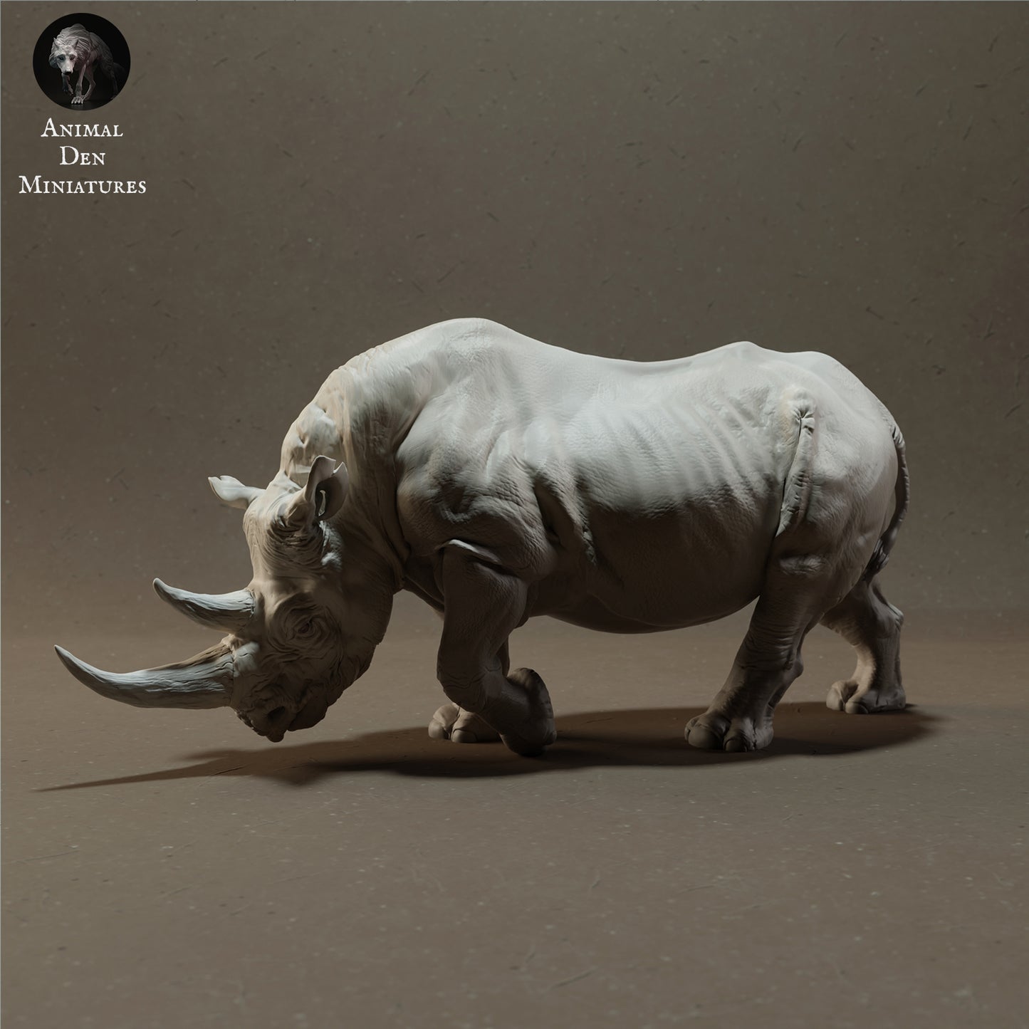 Foto do produto Figura de Animal Diorama, Modelismo: 0: Rinoceronte Africano - Animais da Savana