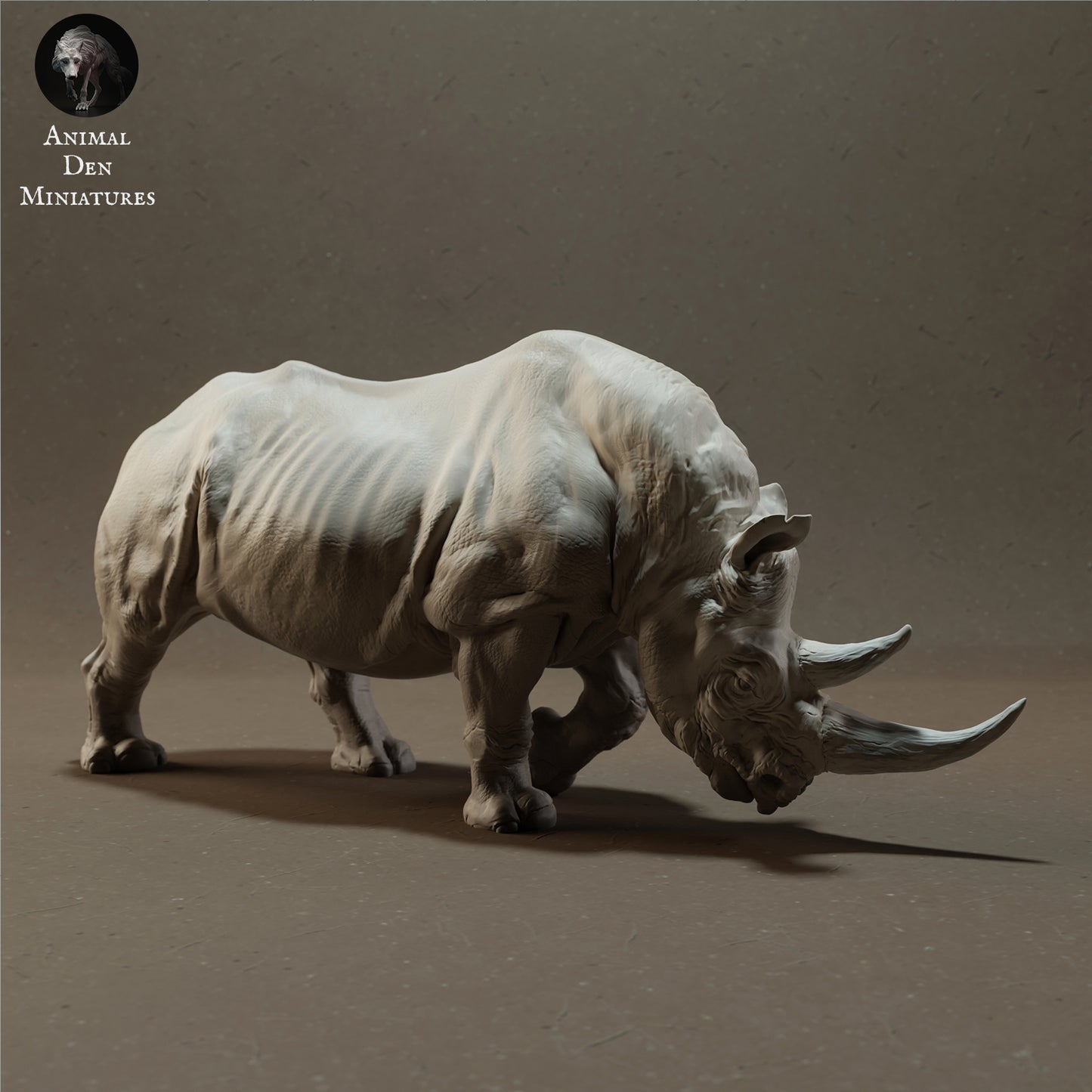 Foto do produto Figura de Animal Diorama, Modelismo: 0: Rinoceronte Africano - Animais da Savana