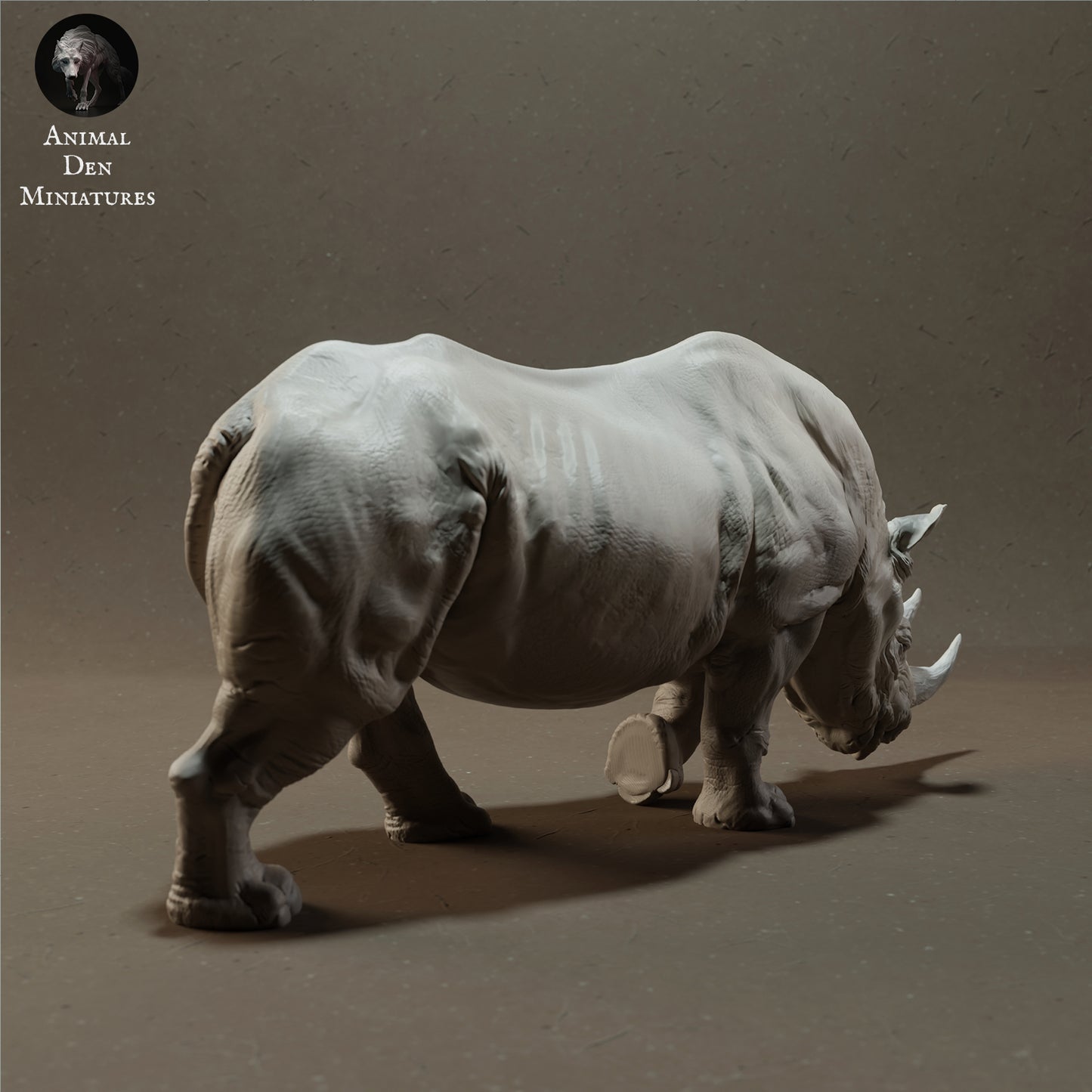 Foto do produto Figura de Animal Diorama, Modelismo: 0: Rinoceronte Africano - Animais da Savana