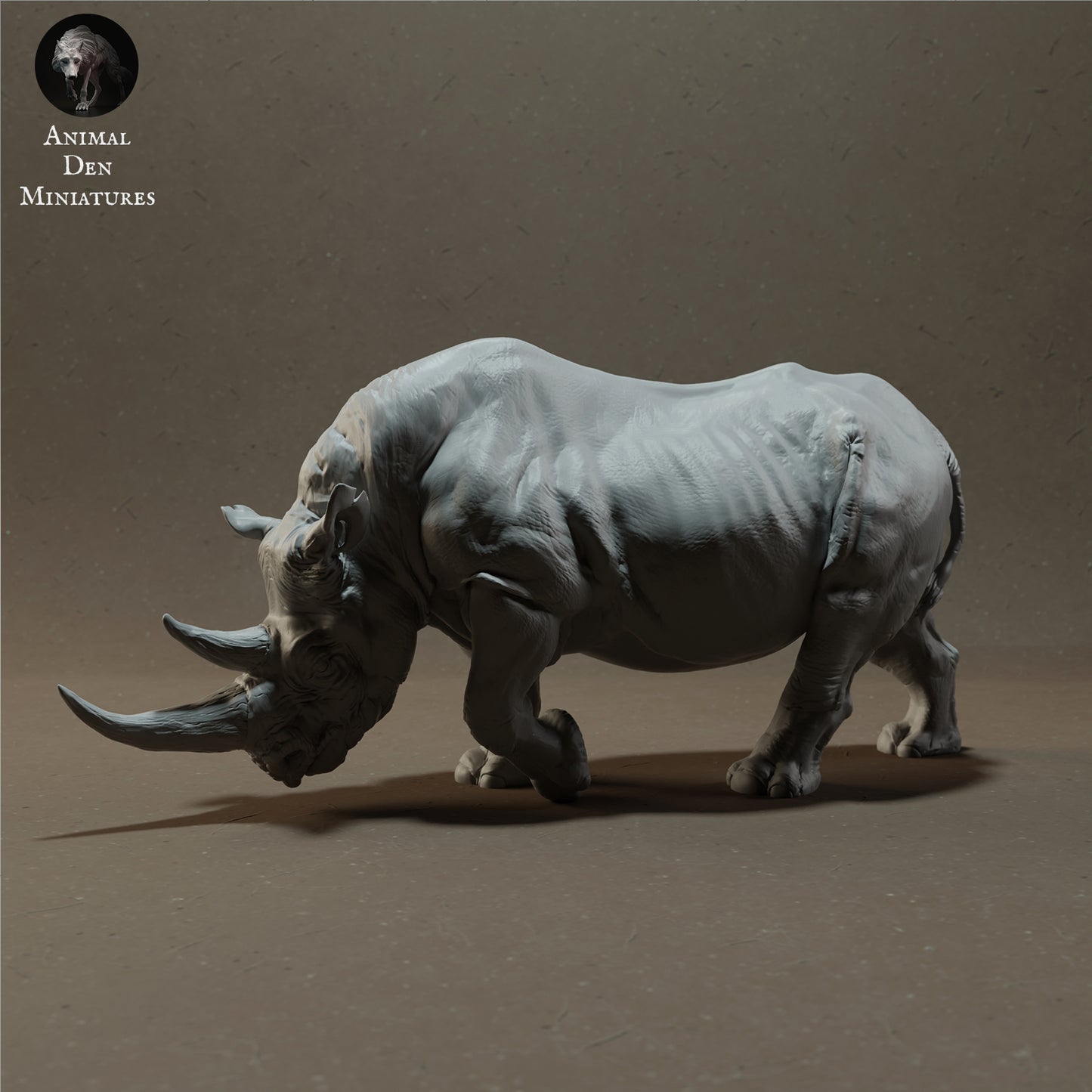 Foto do produto Figura de Animal Diorama, Modelismo: 0: Rinoceronte Africano - Animais da Savana