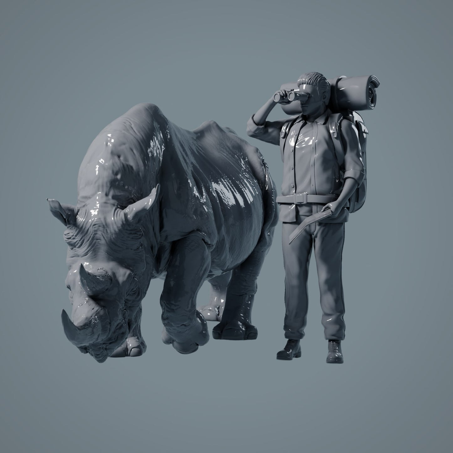Rinoceronte Africano - Animais da Savana (23_02_06)