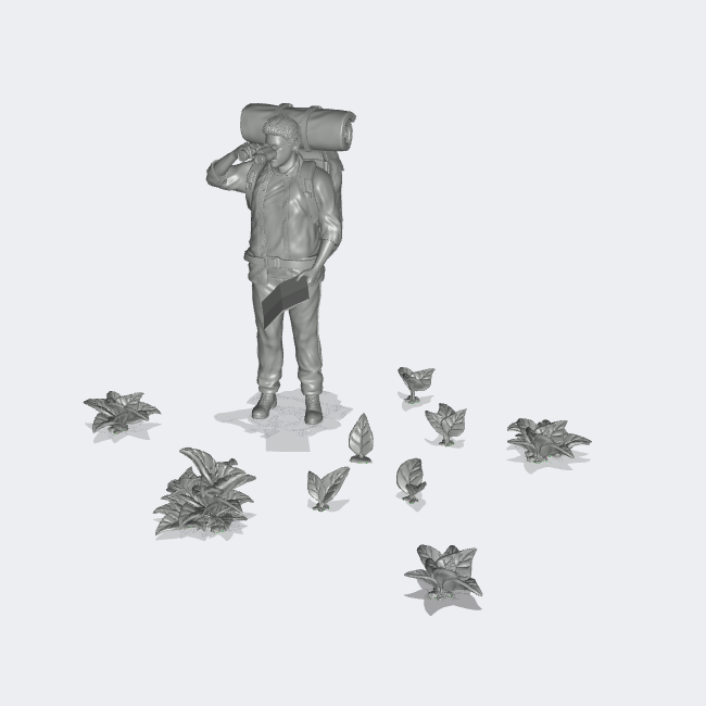 Produktfoto Miniatur Möbel, Einrichtung Diorama und Modellbau  0: Pflanzen und Gewächse: 9 Bodendecker