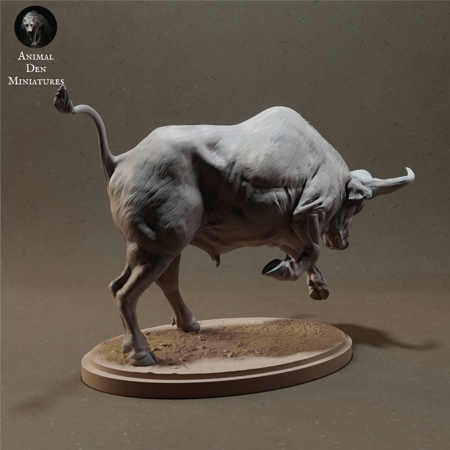 Foto do produto Figura de Animal Diorama, Modelismo: 0: Búfalo Africano agressivo - Animais da Savana