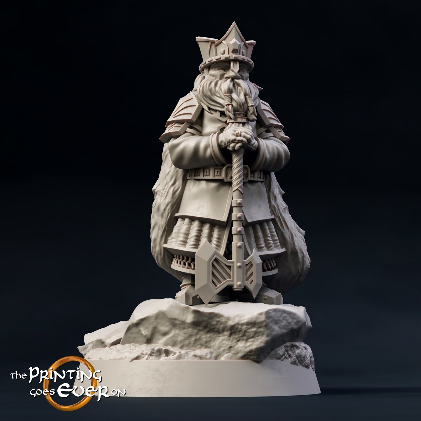 Produktová fotografie Tabletop 28mm Tisk pokračuje dál (TPGEO) 0: Král trpaslíků - Prastarý vládce trpasličí říše