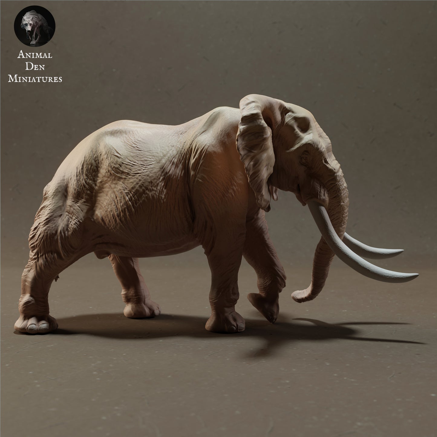 Produktová fotografie zvířecí figurky dioráma, modelářství: 0: Africký slon - Zvířata savany