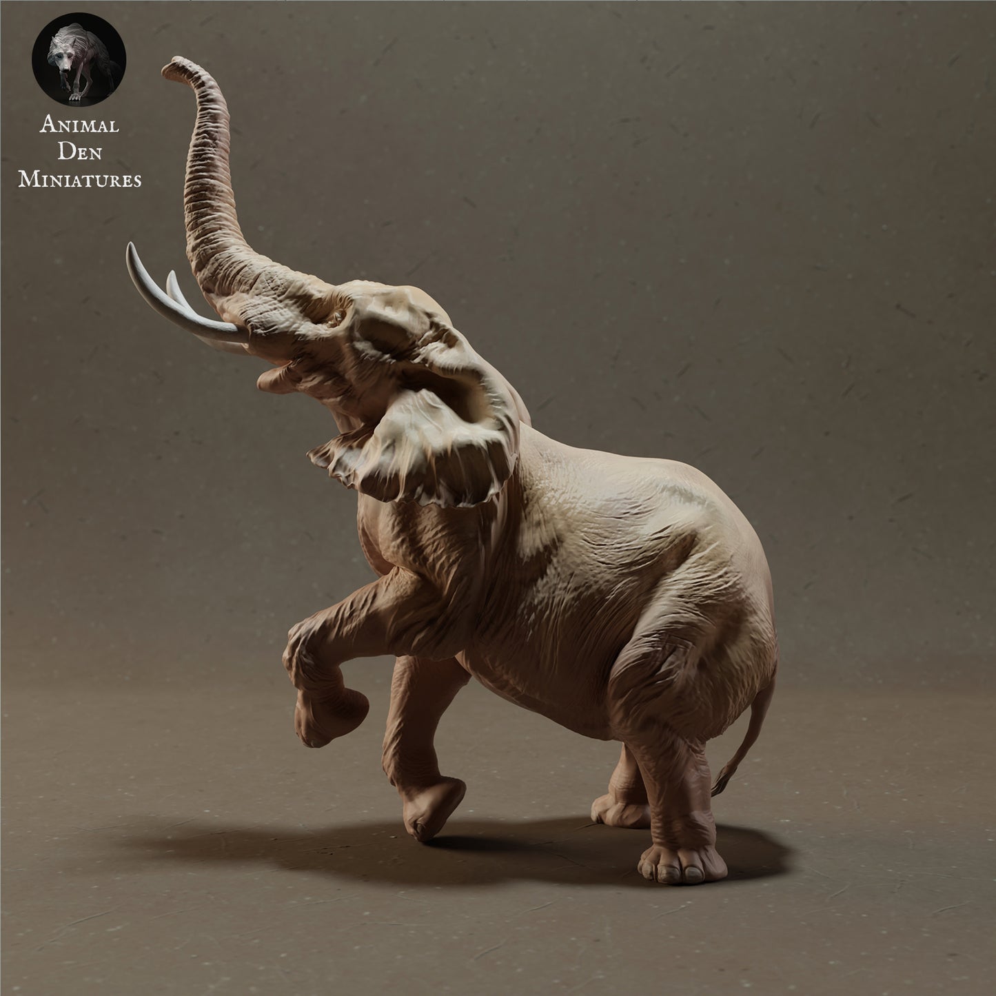 Foto do produto Figura de Animal Diorama, Modelismo: 0: Elefante Africano Macho em Pé - Animais da Savana