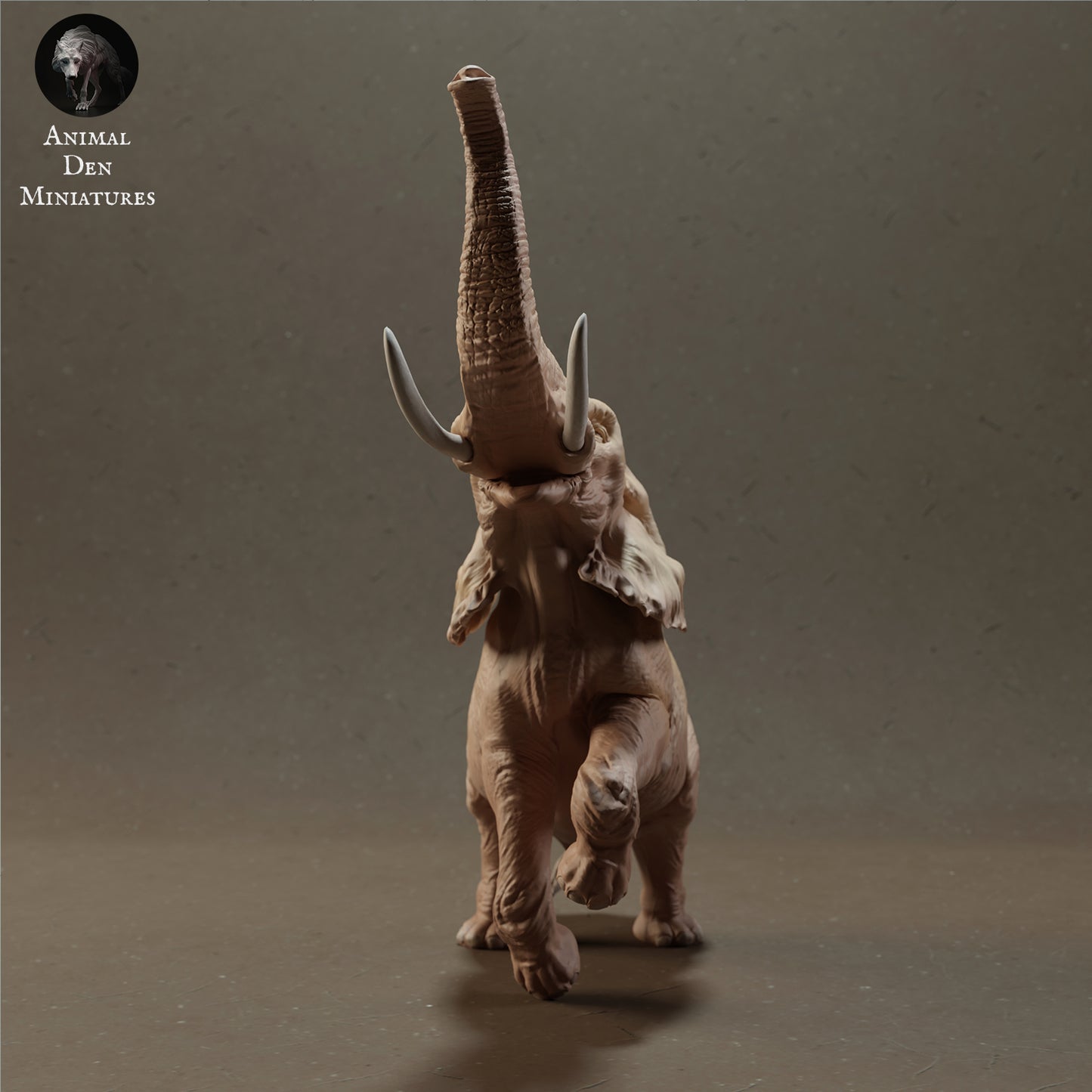 Foto do produto Figura de Animal Diorama, Modelismo: 0: Elefante Africano Macho em Pé - Animais da Savana
