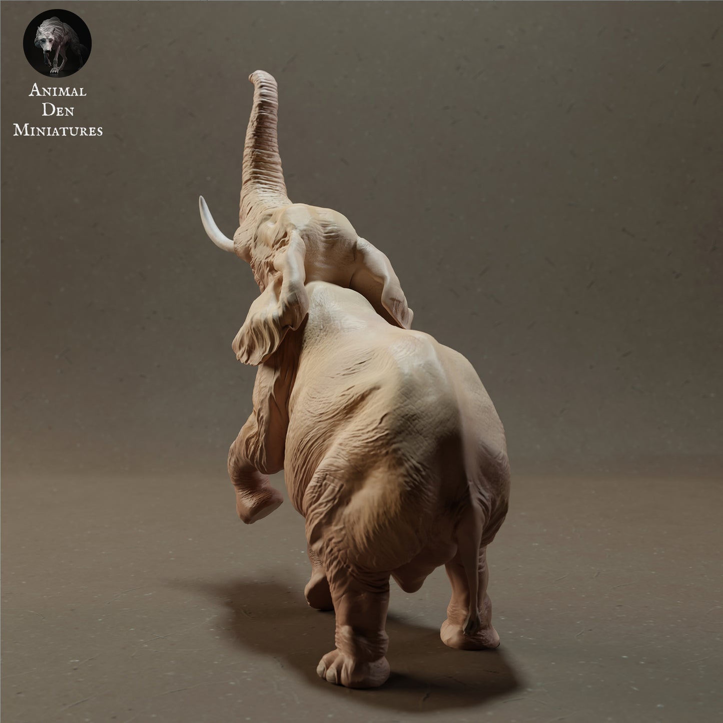 Foto do produto Figura de Animal Diorama, Modelismo: 0: Elefante Africano Macho em Pé - Animais da Savana