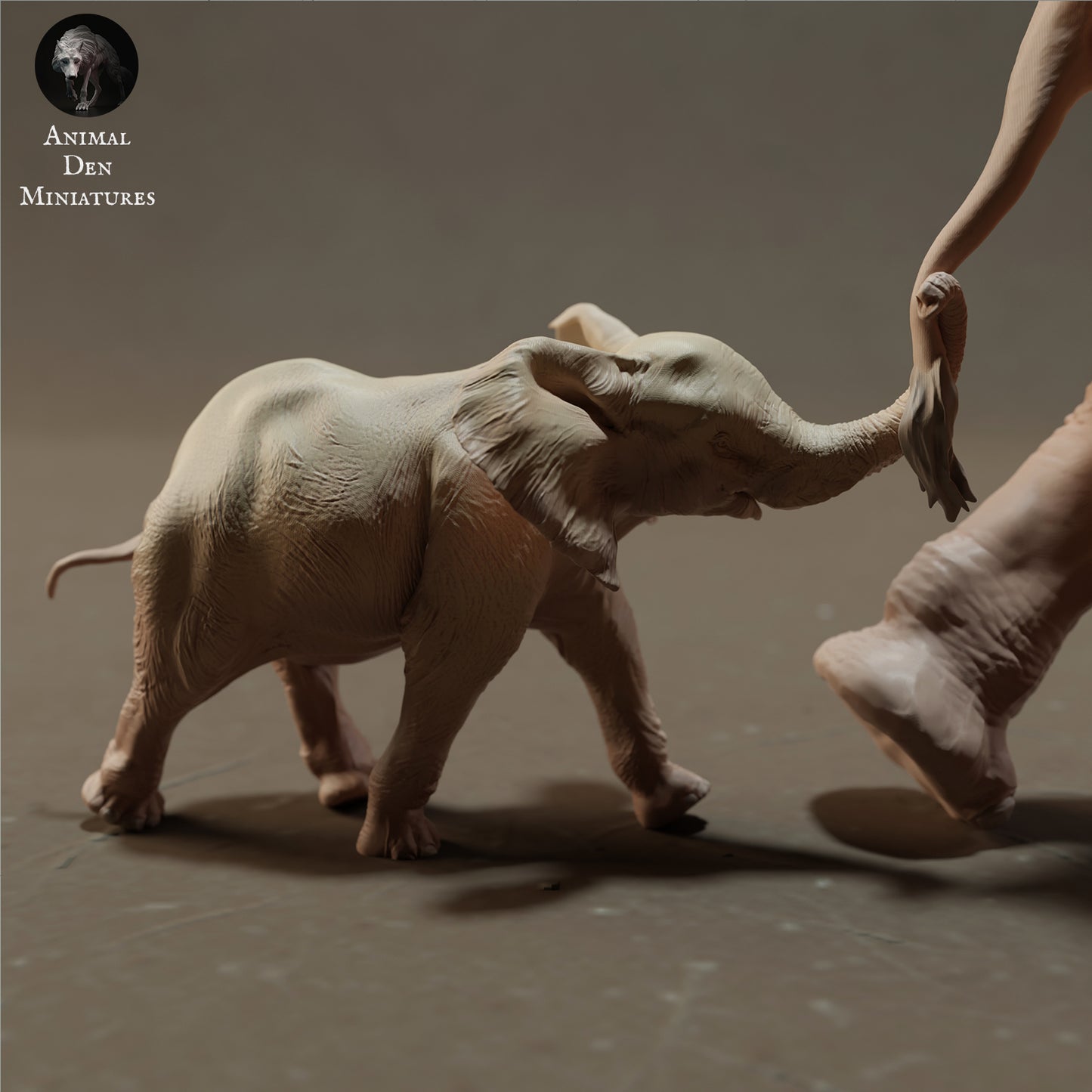Foto do produto Figura de Animal Diorama, Modelismo: 0: Elefantes Africanos Fêmea e Bezerro - Animais da Savana