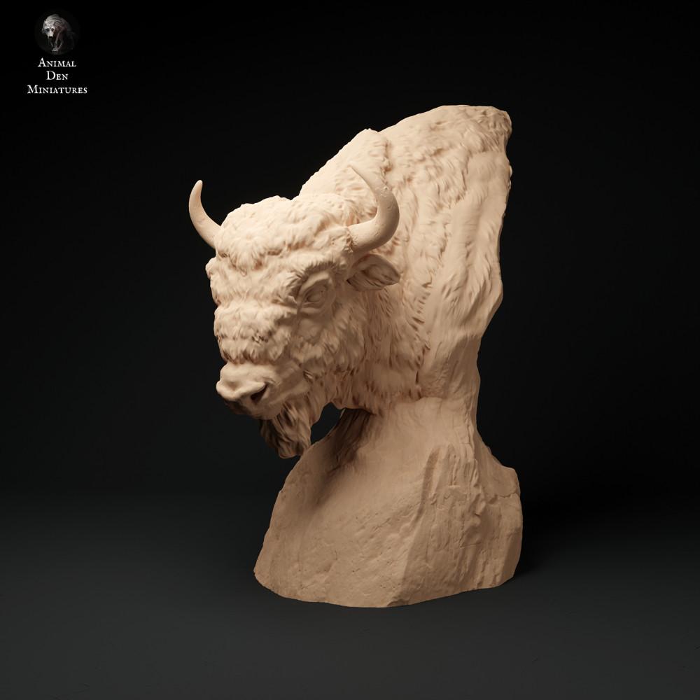 Produktfoto Tierfigur Animal Den Miniatures 2: Wildtier Tierfigur: Europäischer Wisent - Büste (23_11_13)