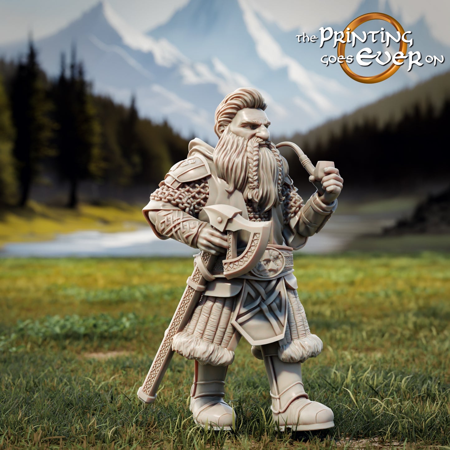 Foto do produto Tabletop 28mm The Printing Goes Ever On (TPGEO) 0: 9 Heróis em Posição de Caminhada Remasterizados: Companheiros de Humanos, Elfos, Anões e Halflings - Viajante
