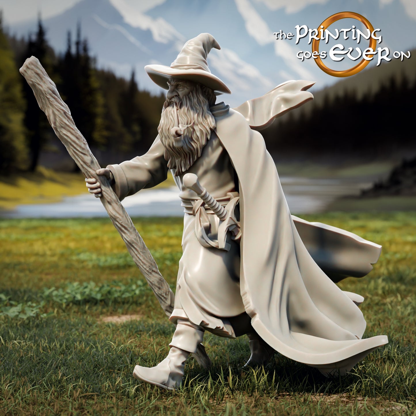 Foto do produto Tabletop 28mm The Printing Goes Ever On (TPGEO) 0: 9 Heróis em Posição de Caminhada Remasterizados: Companheiros de Humanos, Elfos, Anões e Halflings - Viajante