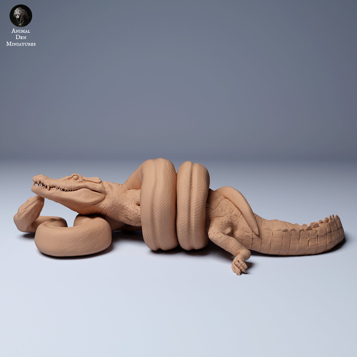Product photo Animal Figure Diorama, Model Building: 0: Anaconda fights with Cayman: Animals from South America