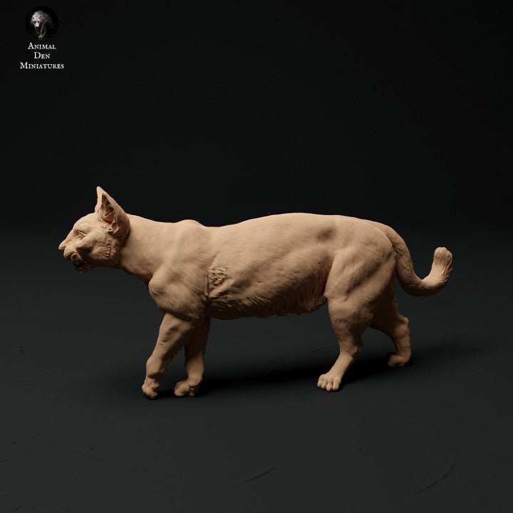 Foto do produto de figura de animal em diorama, modelismo: 0: figura de animal de estimação: gato a correr
