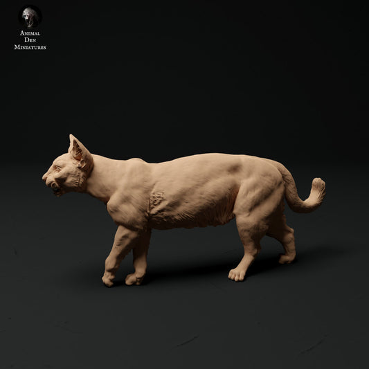 Foto do produto de figura de animal em diorama, modelismo: 0: figura de animal de estimação: gato a correr