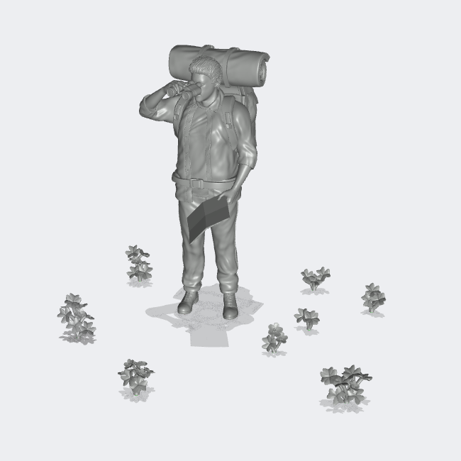 Zdjęcie produktu Miniatura Meble, Wyposażenie Diorama i Modelarstwo 0: Rośliny i Zielenie: 8 Roślin Koniczyny - Czterolistna Koniczyna Szczęścia