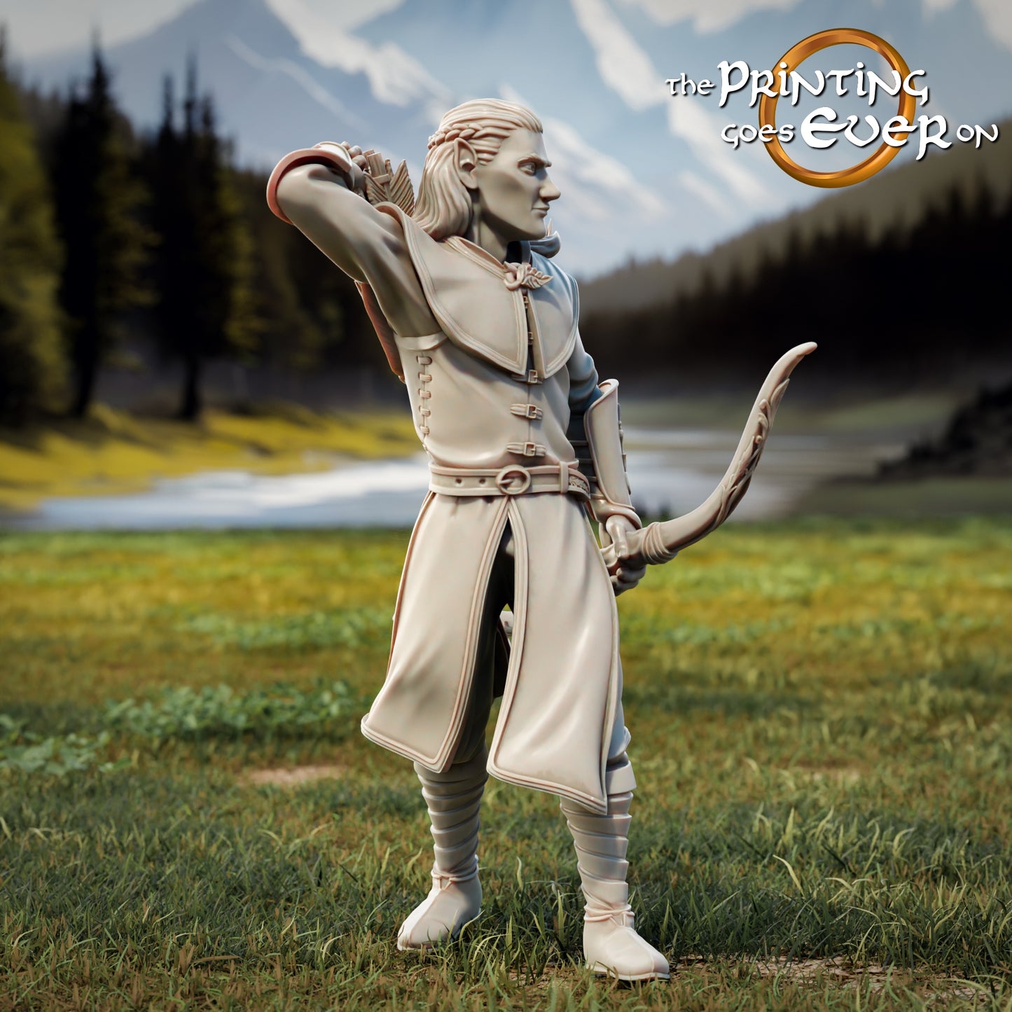 Foto do produto Tabletop 28mm The Printing Goes Ever On (TPGEO) 0: 9 Heróis em Posição de Caminhada Remasterizados: Companheiros de Humanos, Elfos, Anões e Halflings - Viajante