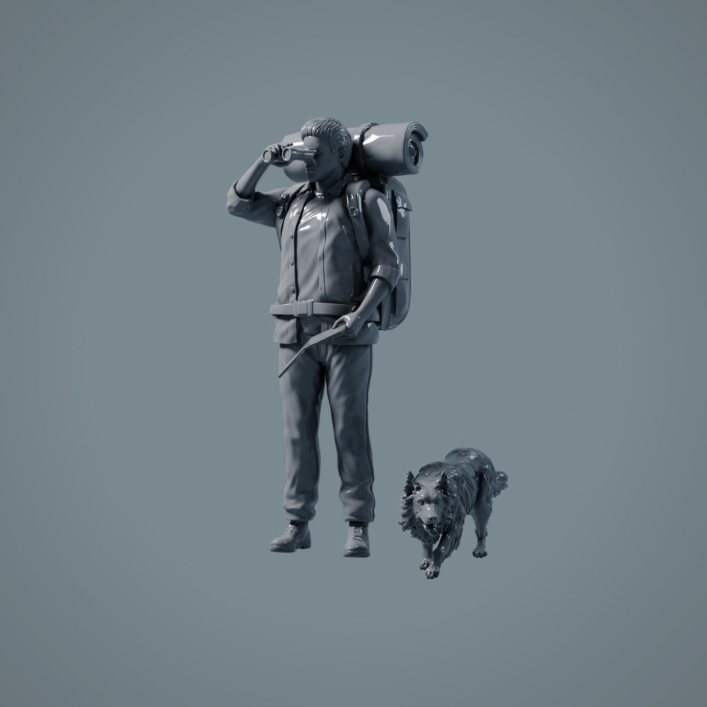Figura de animal de estimação: cão a correr - Border Collie (a005)