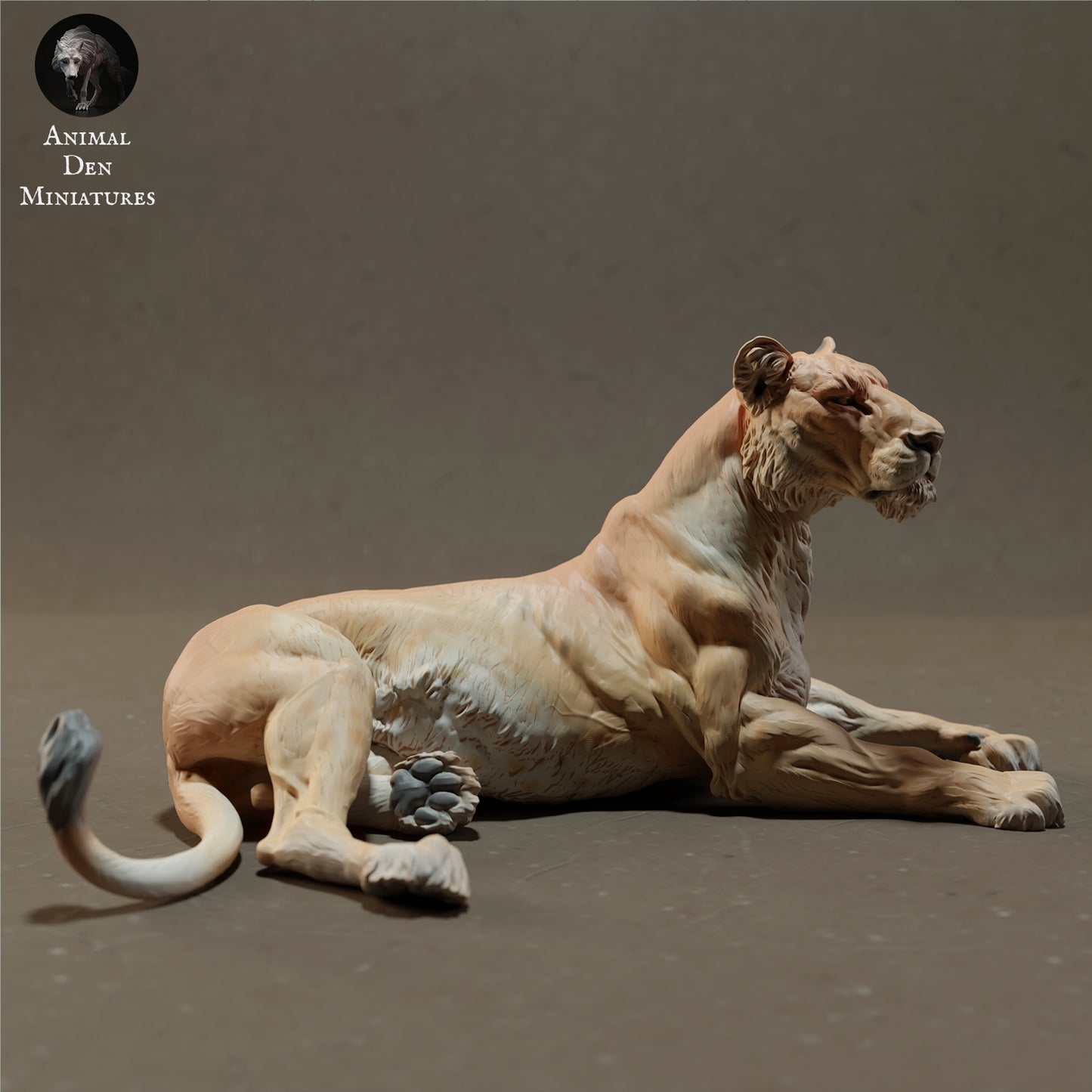 Foto do produto Figura de animal Diorama, Modelismo: 0: Leoa deitada - Animais da savana