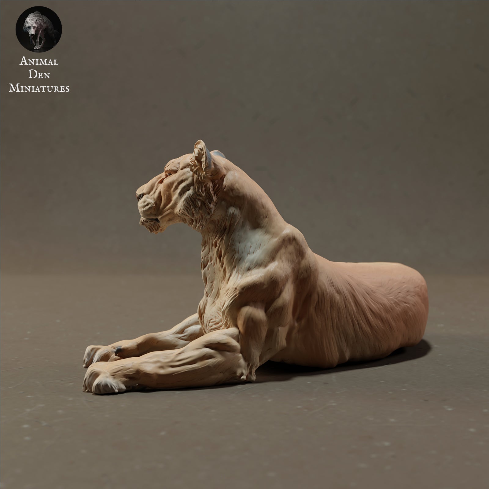 Product photo Animal Figure Diorama, Model Building: 0: Lying Lion - Savanna Animals