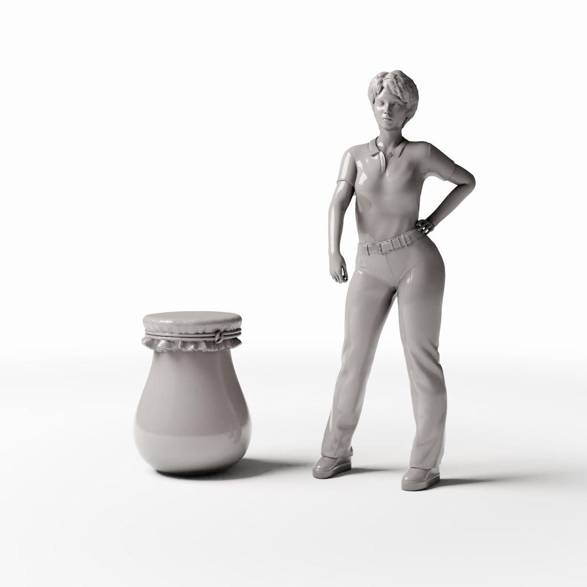 MyPortal Studios set 25, model 1355: vedle lidské figurky v měřítku 1:35