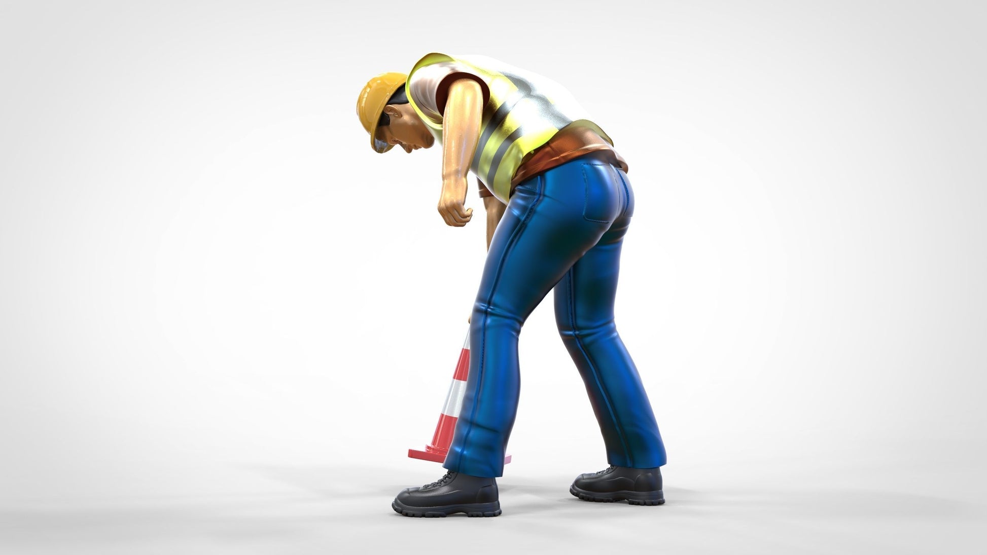 Product photo 0: Track marshal or worker: Securing with pylons