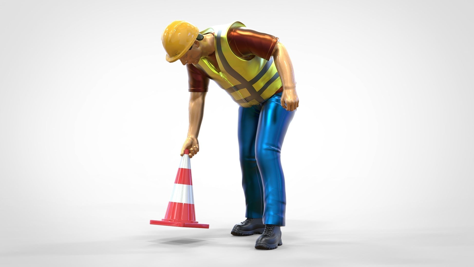 Product photo 0: Track marshal or worker: Securing with pylons