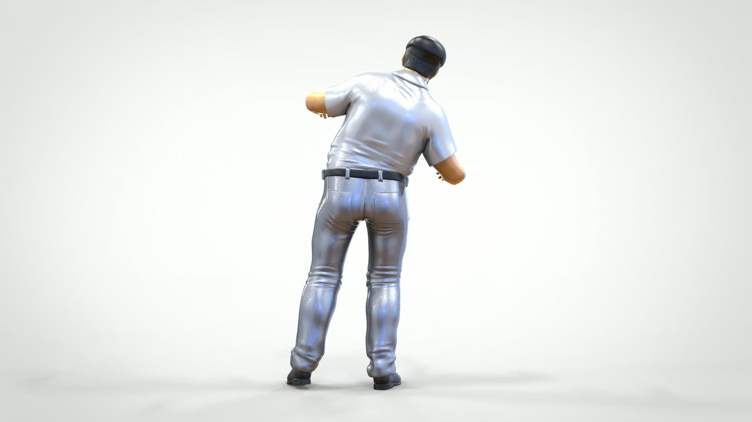 Foto del prodotto diorama modellistico 0: Macchinista o pilota con cappello – Figura in camicia uniforme con cravatta (Rif. n. 446)