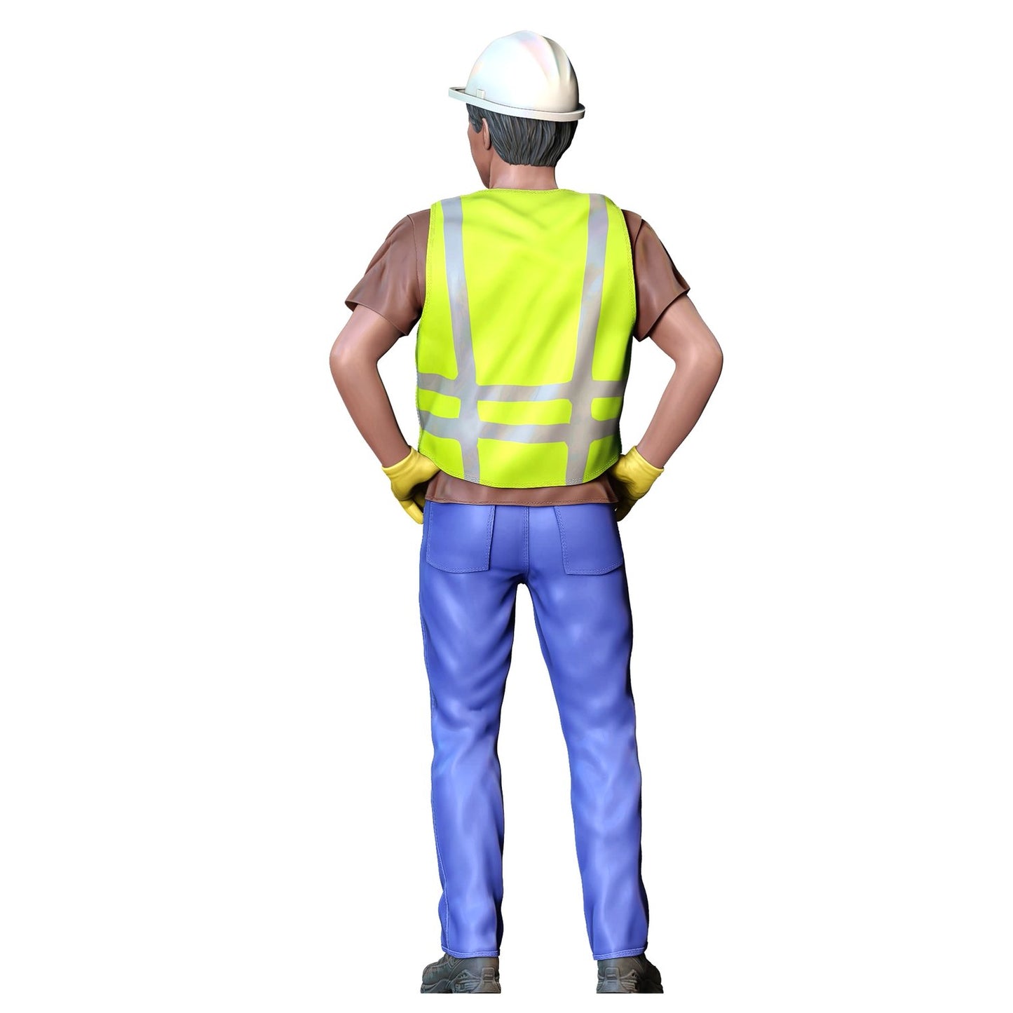 Foto do produto 0: Trabalhador de rua com capacete