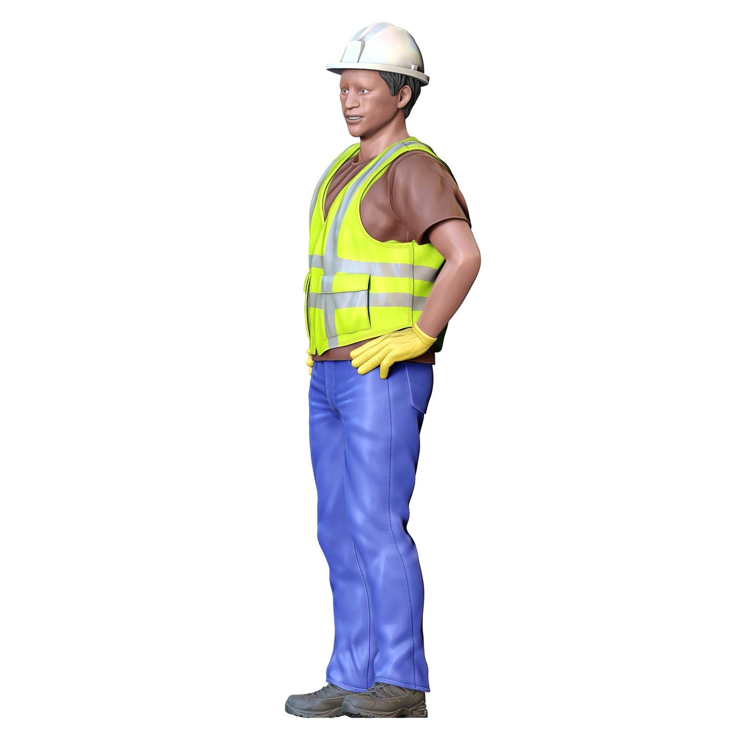 Foto do produto 0: Trabalhador de rua com capacete