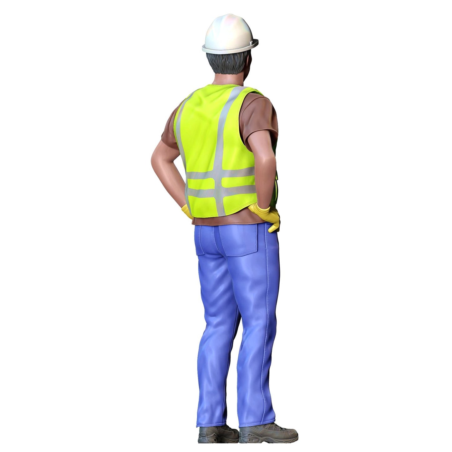 Foto do produto 0: Trabalhador de rua com capacete