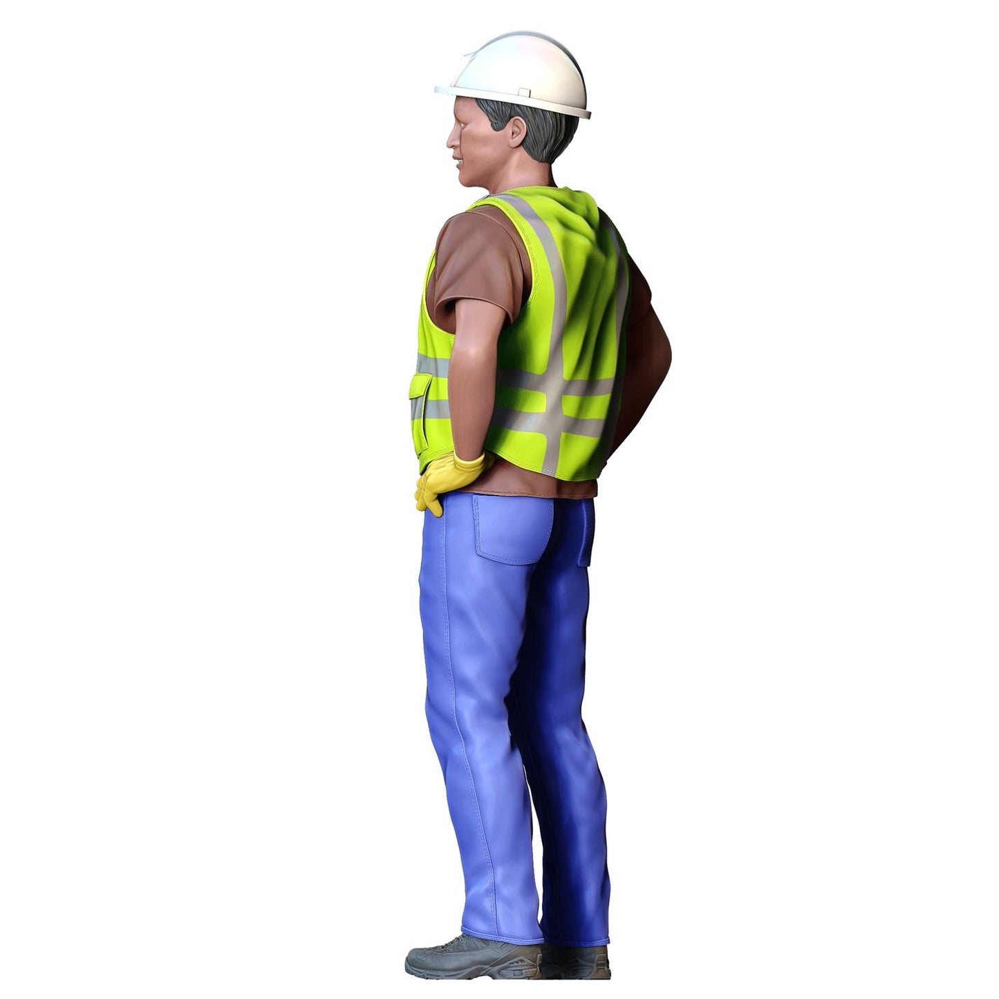 Foto do produto 0: Trabalhador de rua com capacete