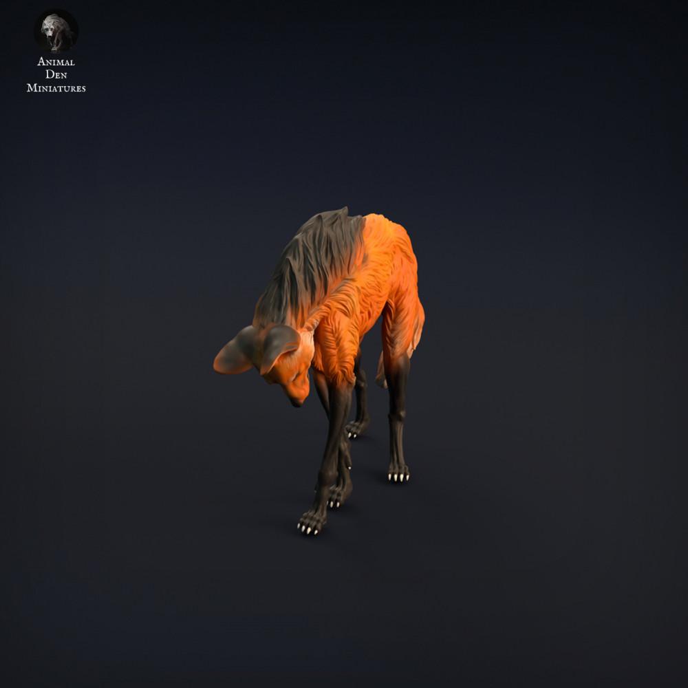 Produktfoto Tierfigur Animal Den Miniatures 2: Wildtier Tierfigur: Mähnenwolf (22_01_01)
