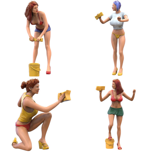 Foto do produto 0: Carwash Girls: Conjunto de Lavagem de Veículos