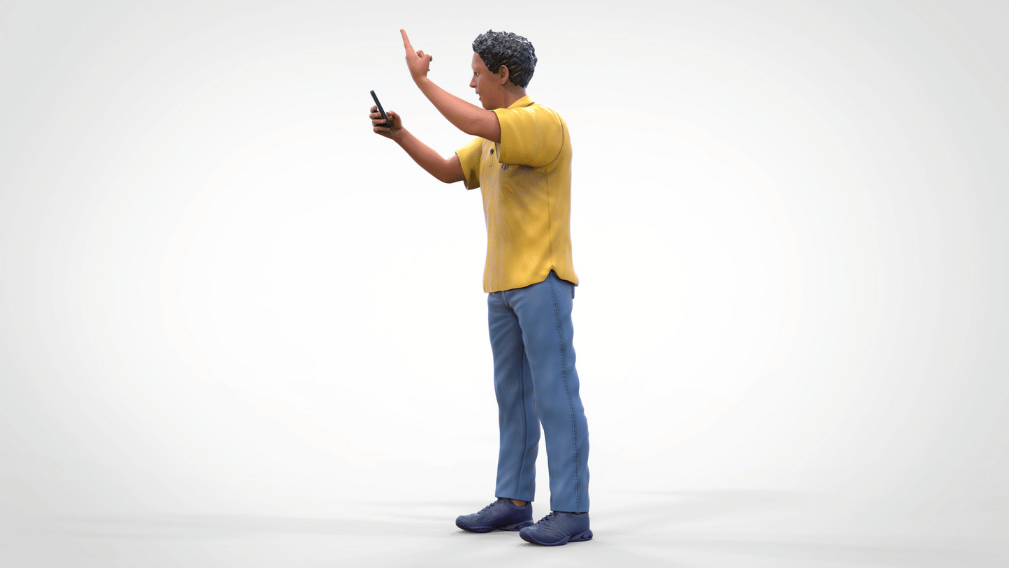 Foto do produto Diorama e Miniatura de Modelismo: Fan masculino