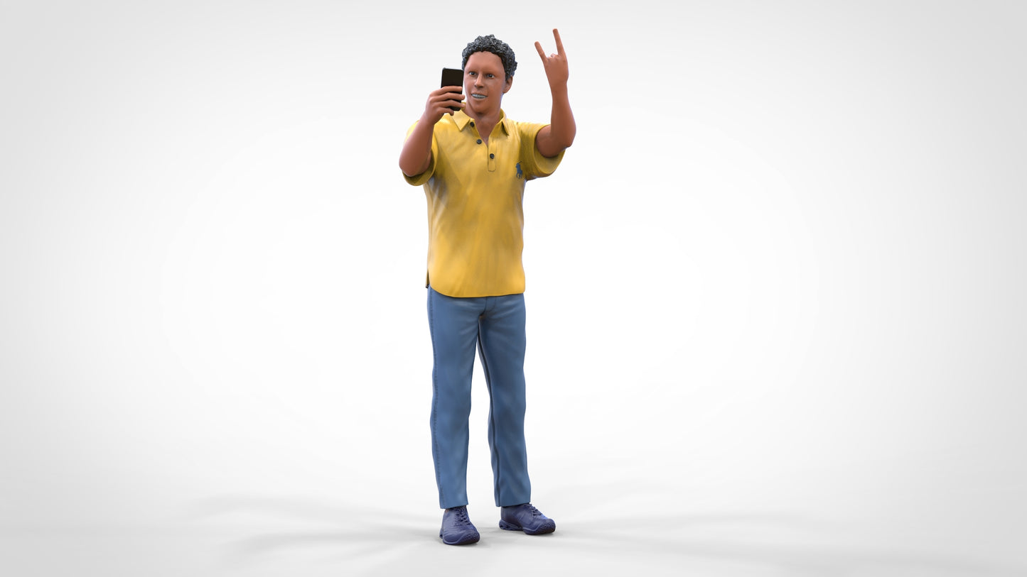 Foto do produto Diorama e Miniatura de Modelismo: Fan masculino