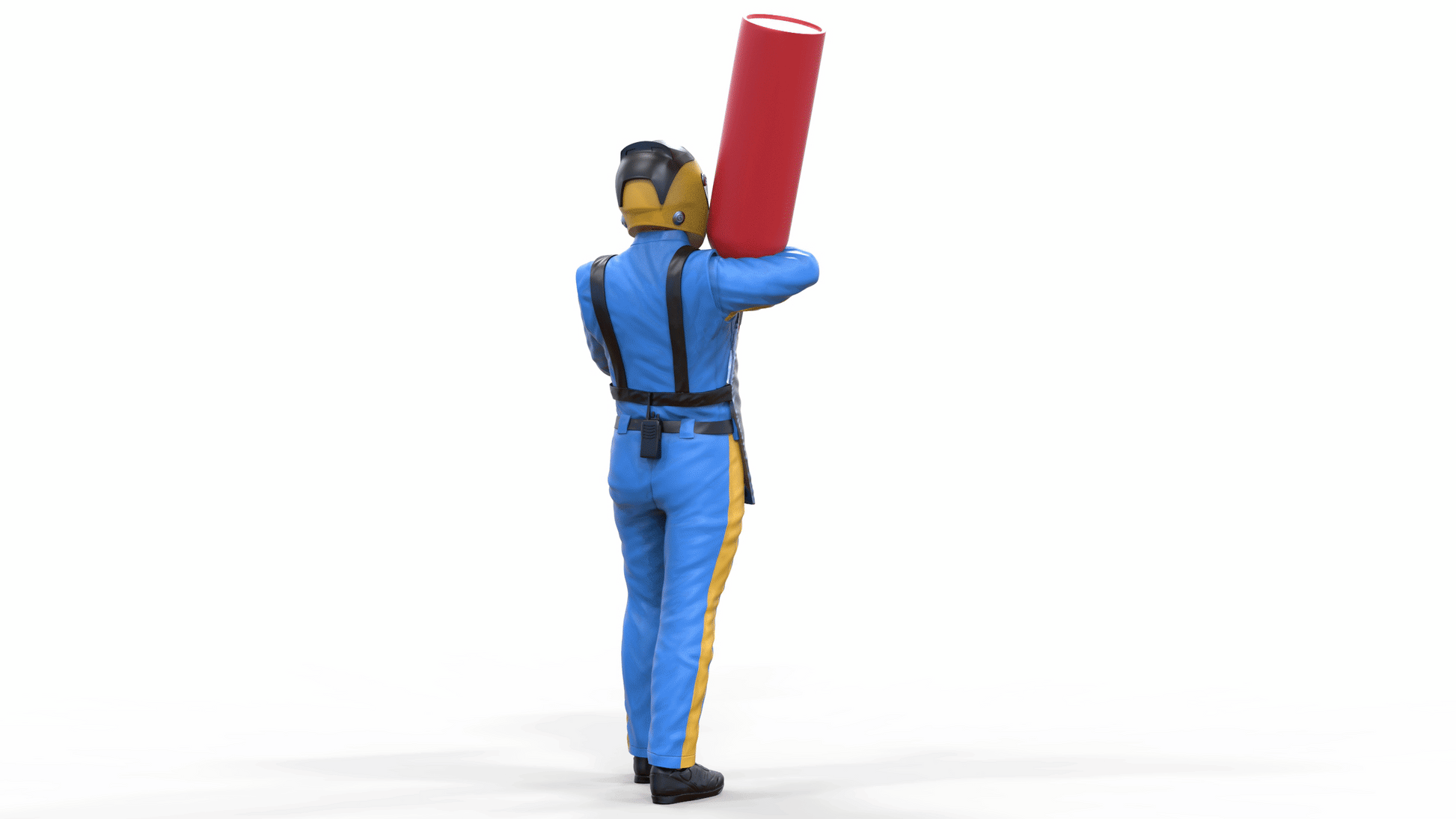 Zdjęcie produktu Diorama i modelarstwo miniatur: Zespół pit stop z kanistrem paliwa