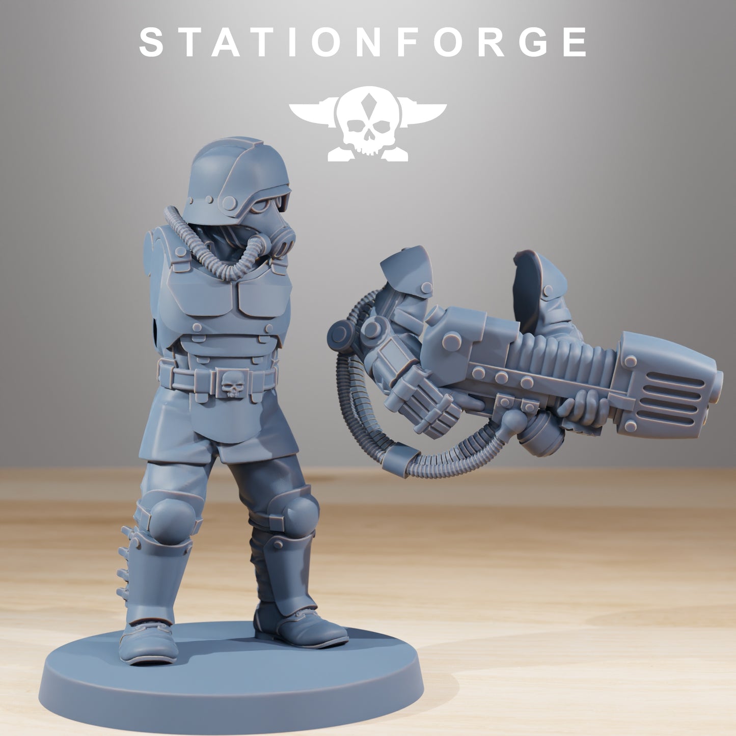 Foto do produto 28mm Tabletop Minis Stationforge: Comandos