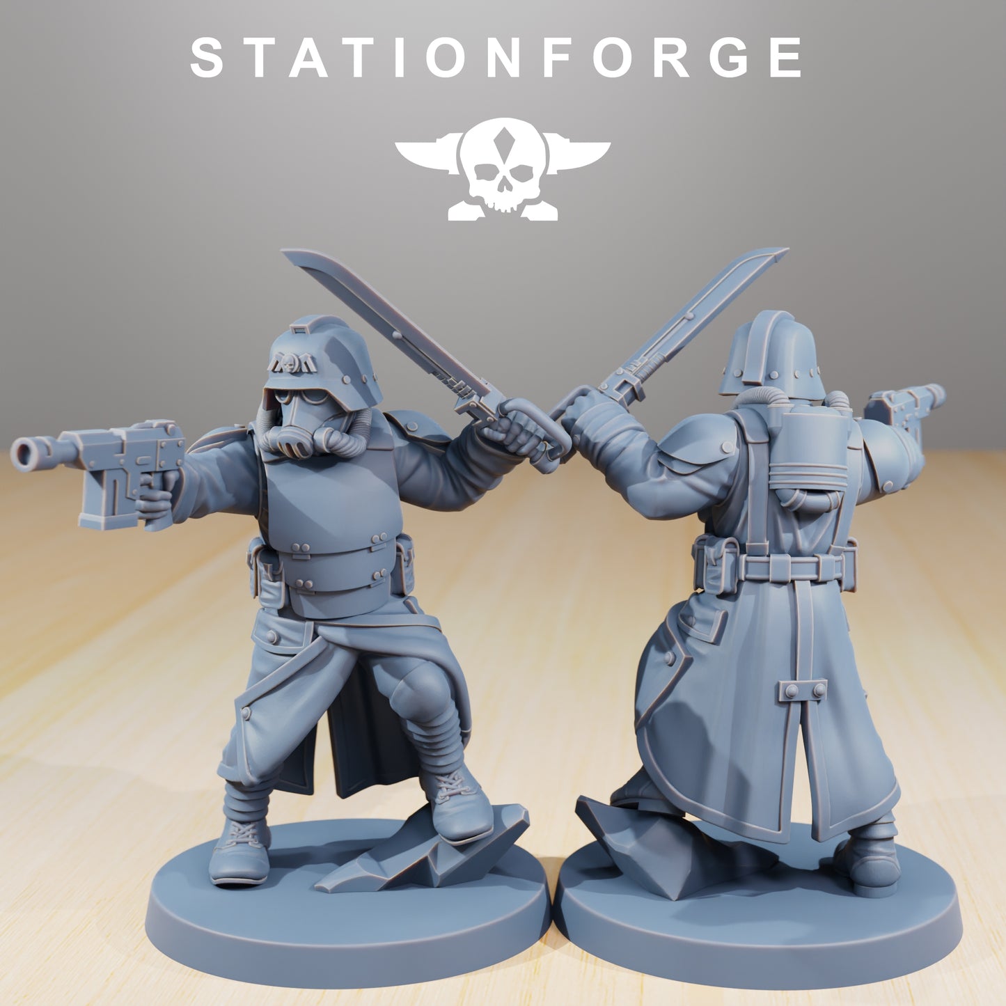 Produktová fotografie 28mm Tabletop Minis Stationforge: Command Force