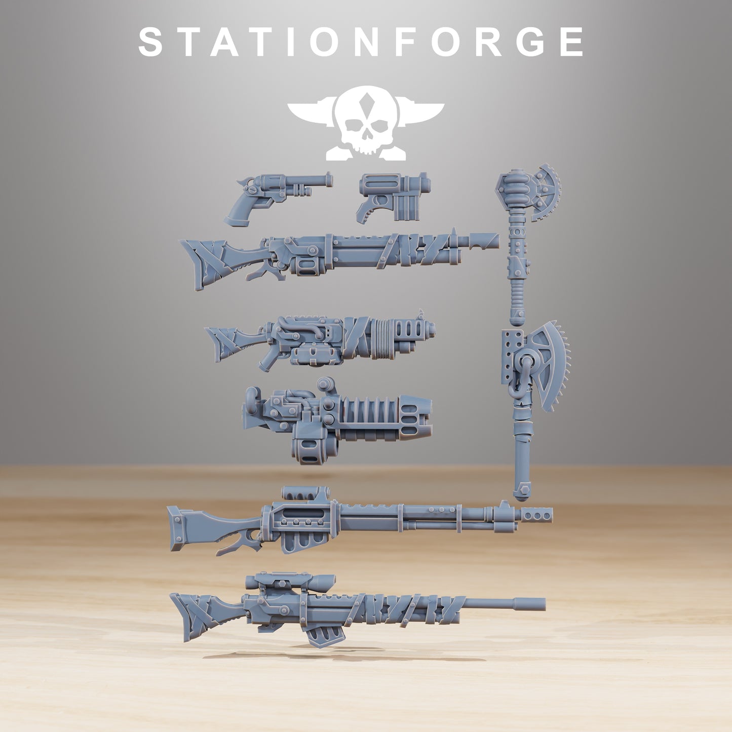 Produktová fotografie 28mm Tabletop Minis Stationforge: Rangers Builder Kit