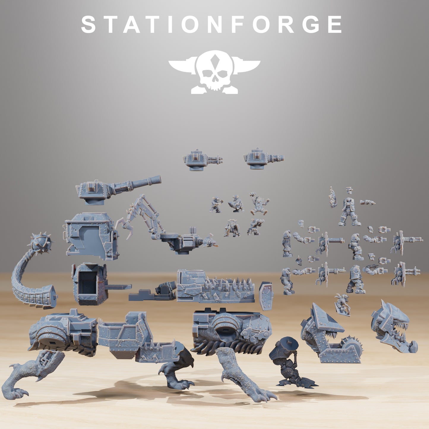 Foto do produto 28mm Tabletop Minis Stationforge: Run Rolla