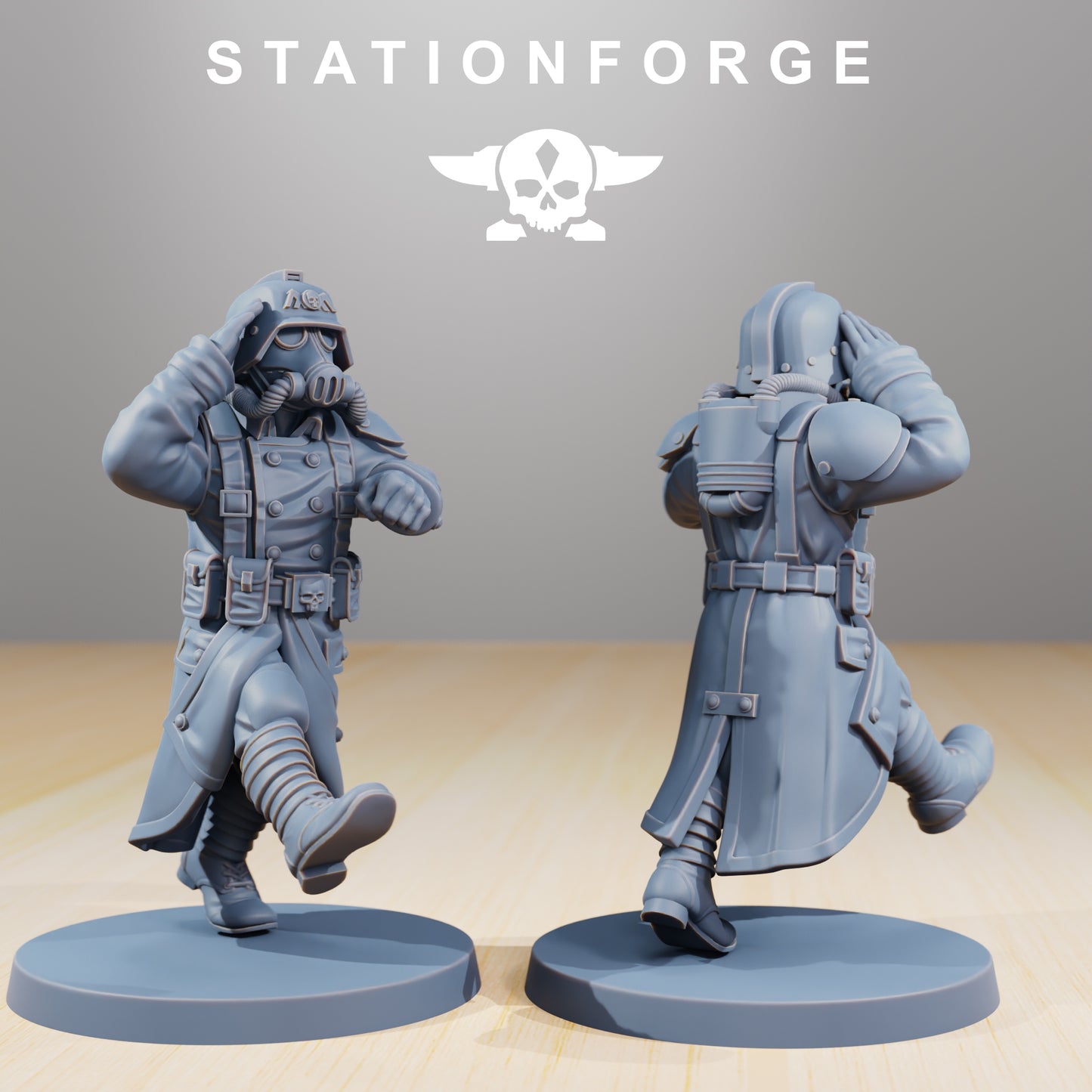 Foto do produto Minis de Tabletop 28mm Stationforge: Poses de Marcha