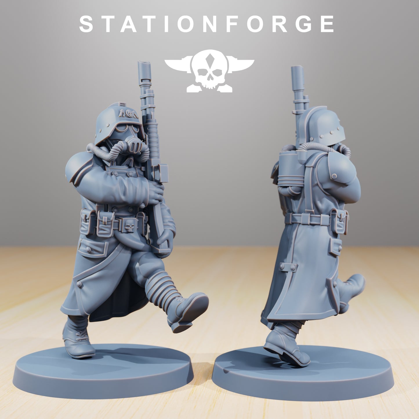 Foto do produto Minis de Tabletop 28mm Stationforge: Poses de Marcha
