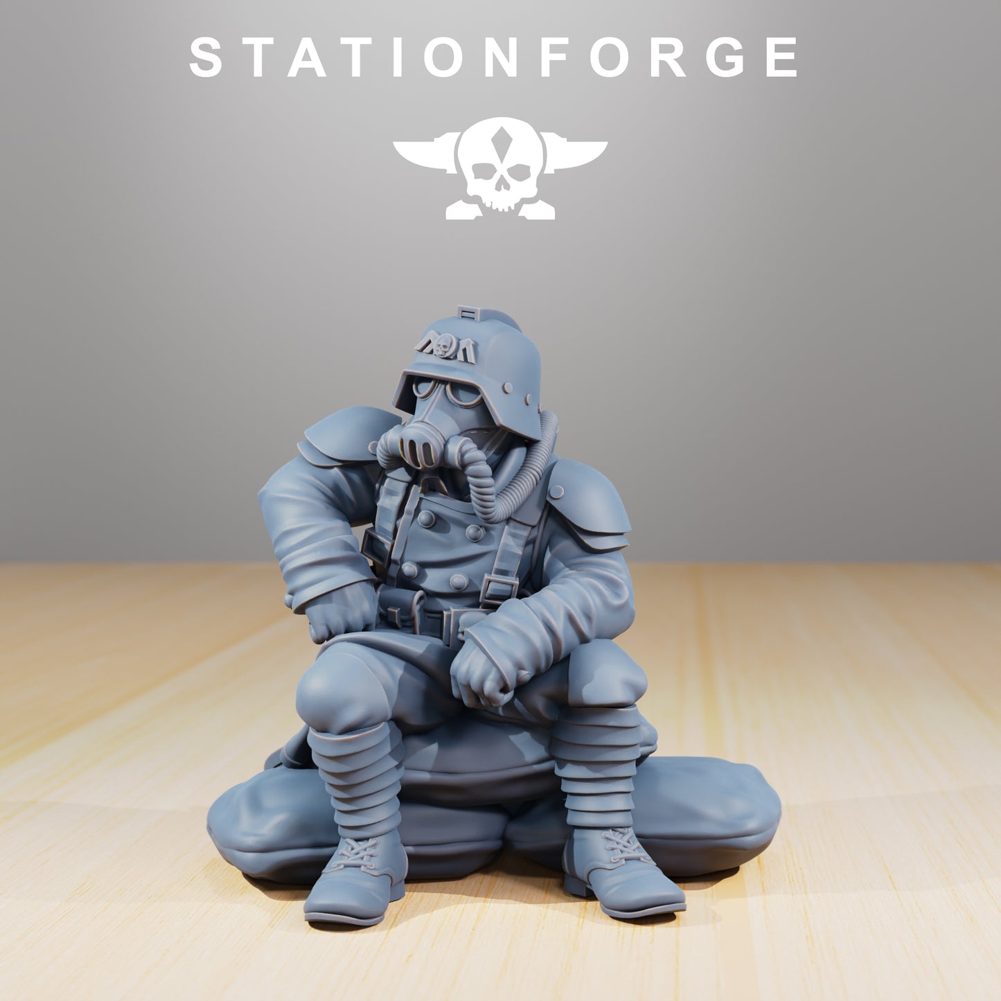 Foto do produto Minis de Tabletop 28mm Stationforge: Companheiros ao Redor da Fogueira