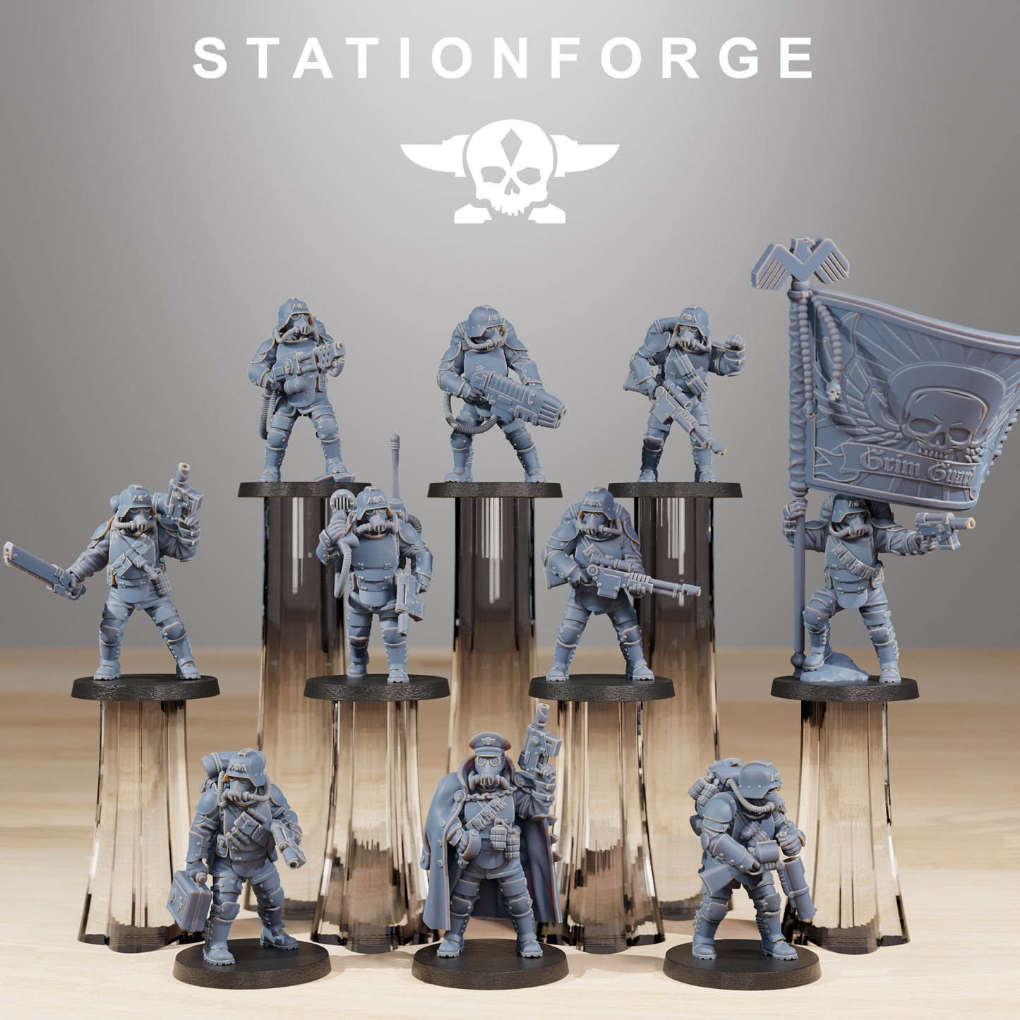 Foto do produto 28mm Tabletop Minis Stationforge: Ironclads