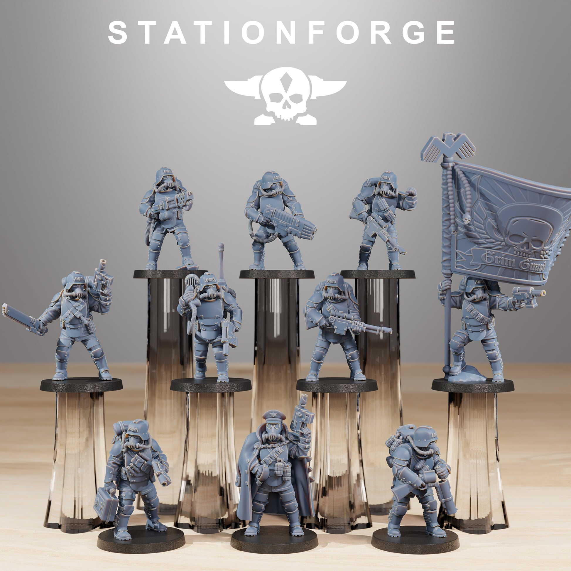Produktová fotografie 28mm Tabletop miniatur Stationforge: Ironclads