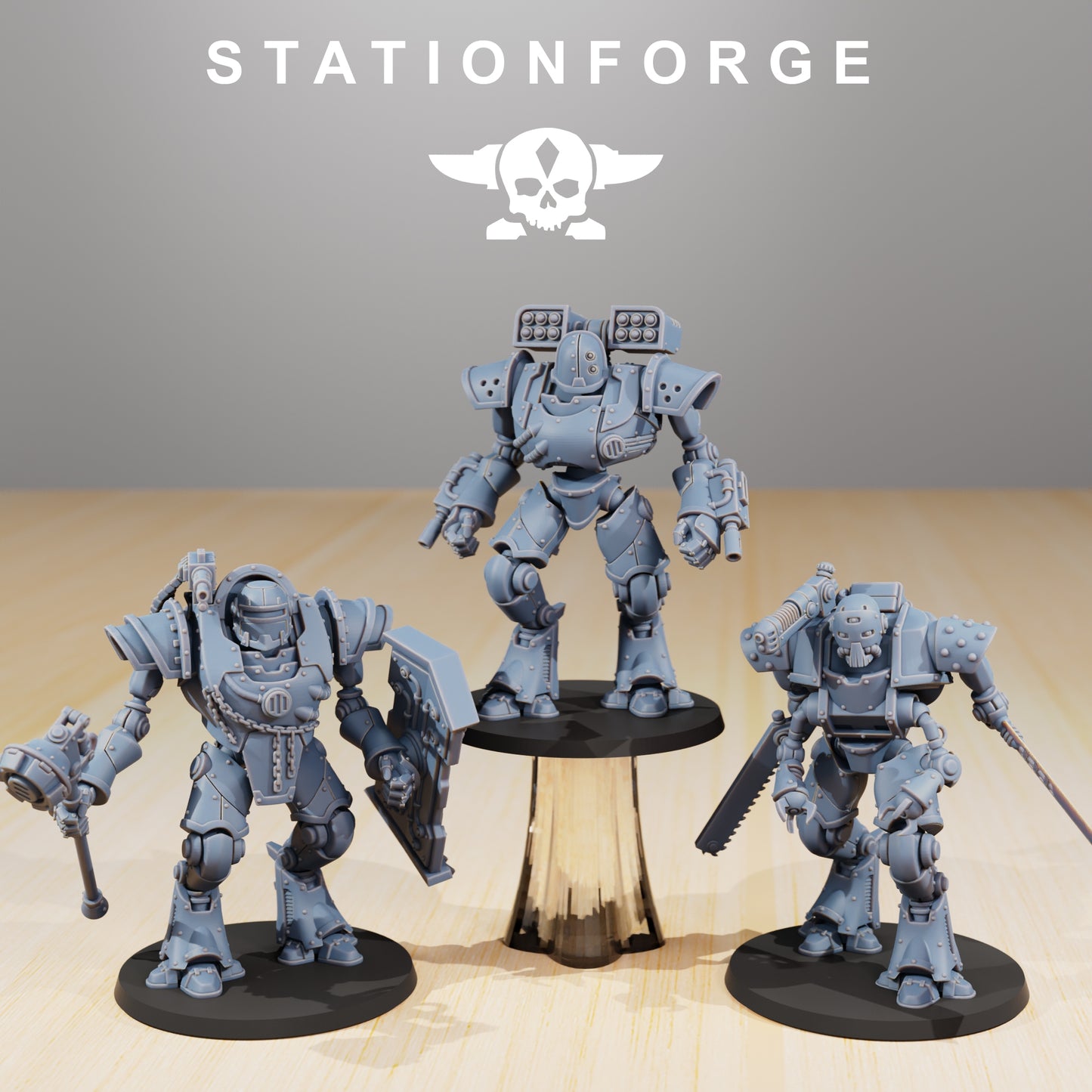 Foto do produto 28mm Tabletop Minis Stationforge: Exutars