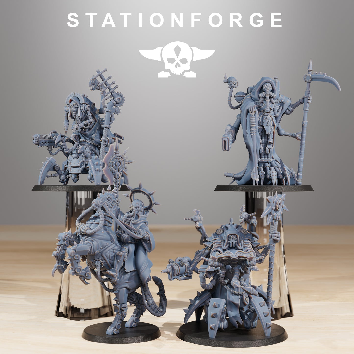 Foto do produto 28mm Tabletop Minis Stationforge: Líderes