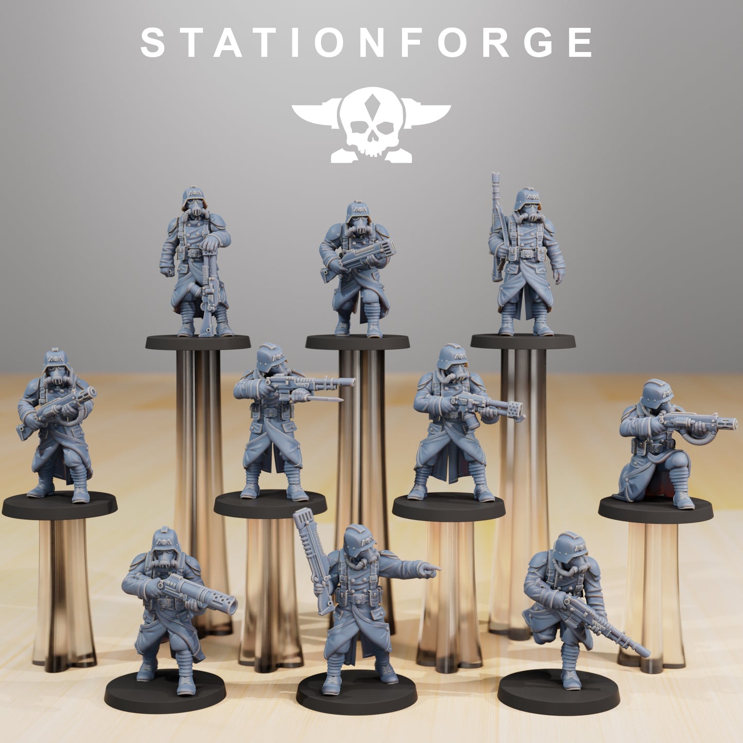 Produktová fotografie 28mm Tabletop Minis Stationforge: Infantry Builder
