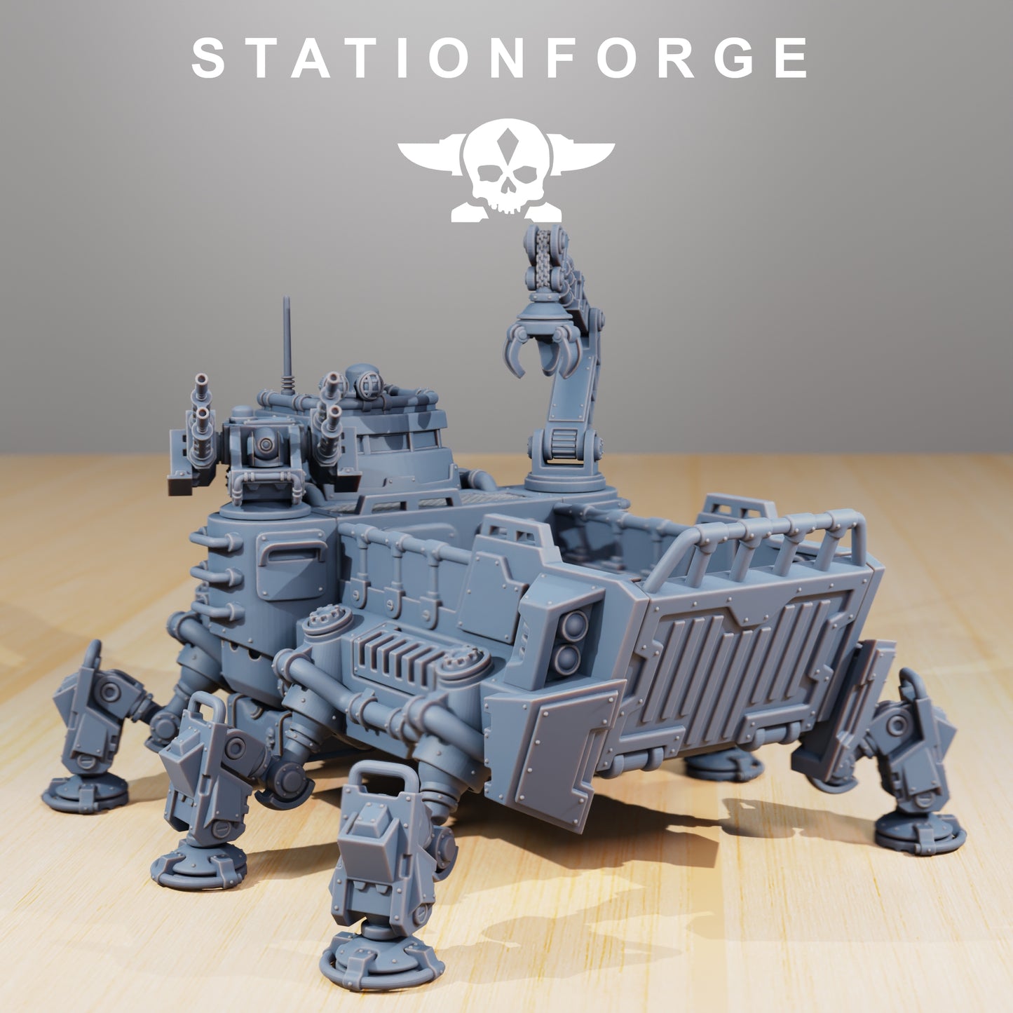 Foto do produto 28mm Tabletop Minis Stationforge: Tanque de Transporte